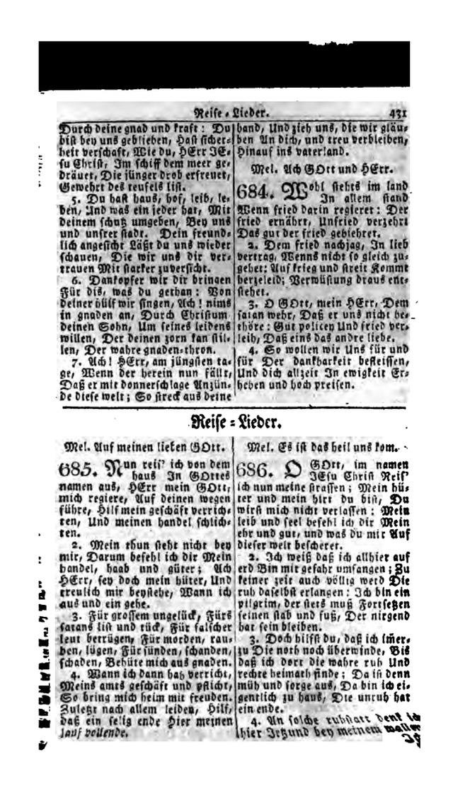 Erbauliche Lieder-Sammlung: zum gottestdienstlichen Gebrauch in den Vereinigten Evangelische-Lutherischen Gemeinen in Pennsylvanien und den benachbarten Staaten (Die Achte verm. ... Aufl.) page 427