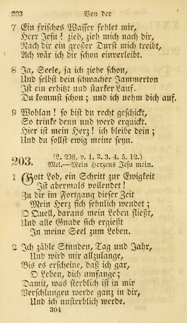Evangelische Lieder-Sammlung: genommen aus der Liedersammlung und dem Gemeinschaftlichen Gesangbuch in den evanglischen Gemeinen page 304
