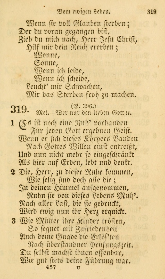 Evangelische Lieder-Sammlung: genommen aus der Liedersammlung und dem Gemeinschaftlichen Gesangbuch in den evanglischen Gemeinen page 457