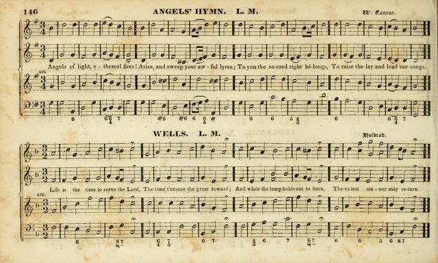 Evangelical Musick: or, The Sacred Minstrel and Sacred Harp United: consisting of a great variety of psalm and hymn tunes, set pieces, anthems, etc. (10th ed) page 146