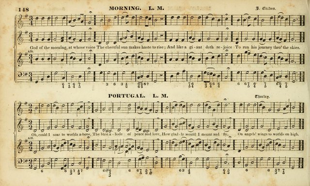 Evangelical Musick: or, The Sacred Minstrel and Sacred Harp United: consisting of a great variety of psalm and hymn tunes, set pieces, anthems, etc. (10th ed) page 148