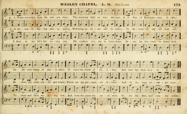 Evangelical Musick: or, The Sacred Minstrel and Sacred Harp United: consisting of a great variety of psalm and hymn tunes, set pieces, anthems, etc. (10th ed) page 175
