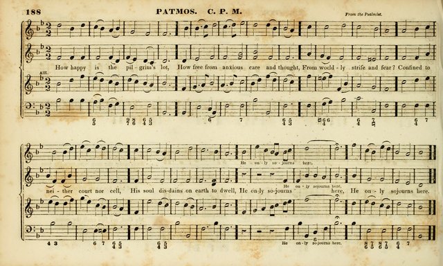 Evangelical Musick: or, The Sacred Minstrel and Sacred Harp United: consisting of a great variety of psalm and hymn tunes, set pieces, anthems, etc. (10th ed) page 188
