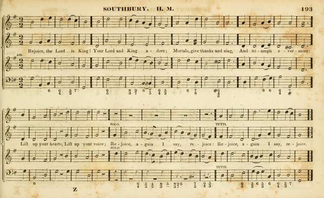 Evangelical Musick: or, The Sacred Minstrel and Sacred Harp United: consisting of a great variety of psalm and hymn tunes, set pieces, anthems, etc. (10th ed) page 193