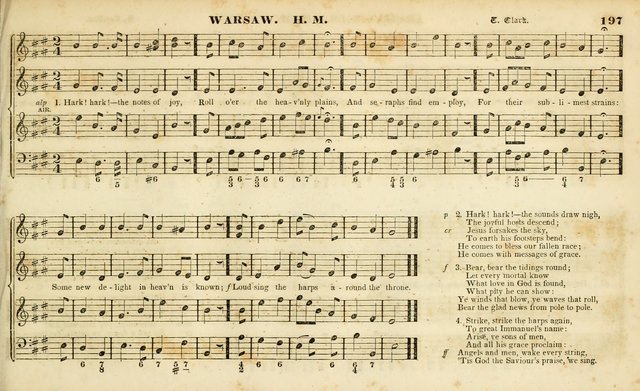 Evangelical Musick: or, The Sacred Minstrel and Sacred Harp United: consisting of a great variety of psalm and hymn tunes, set pieces, anthems, etc. (10th ed) page 197