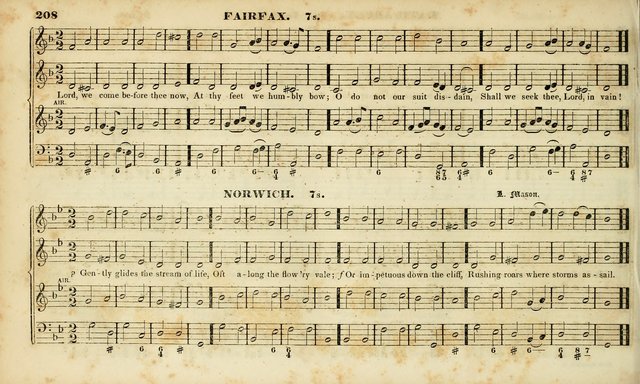Evangelical Musick: or, The Sacred Minstrel and Sacred Harp United: consisting of a great variety of psalm and hymn tunes, set pieces, anthems, etc. (10th ed) page 208
