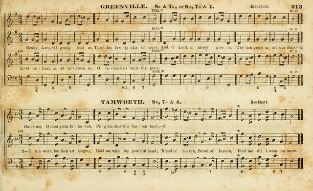 Evangelical Musick: or, The Sacred Minstrel and Sacred Harp United: consisting of a great variety of psalm and hymn tunes, set pieces, anthems, etc. (10th ed) page 213