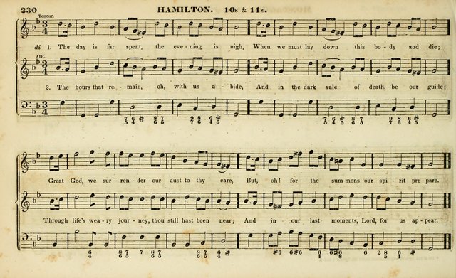 Evangelical Musick: or, The Sacred Minstrel and Sacred Harp United: consisting of a great variety of psalm and hymn tunes, set pieces, anthems, etc. (10th ed) page 230