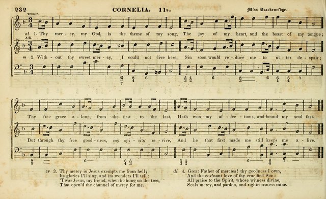Evangelical Musick: or, The Sacred Minstrel and Sacred Harp United: consisting of a great variety of psalm and hymn tunes, set pieces, anthems, etc. (10th ed) page 232