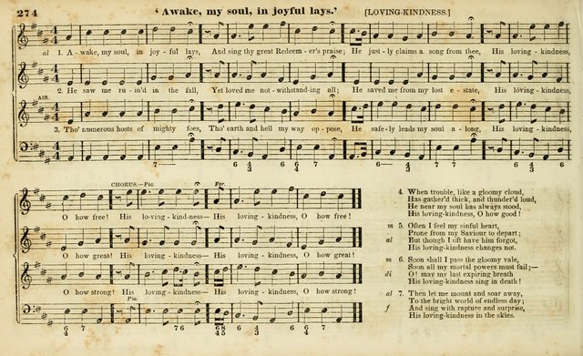 Evangelical Musick: or, The Sacred Minstrel and Sacred Harp United: consisting of a great variety of psalm and hymn tunes, set pieces, anthems, etc. (10th ed) page 274