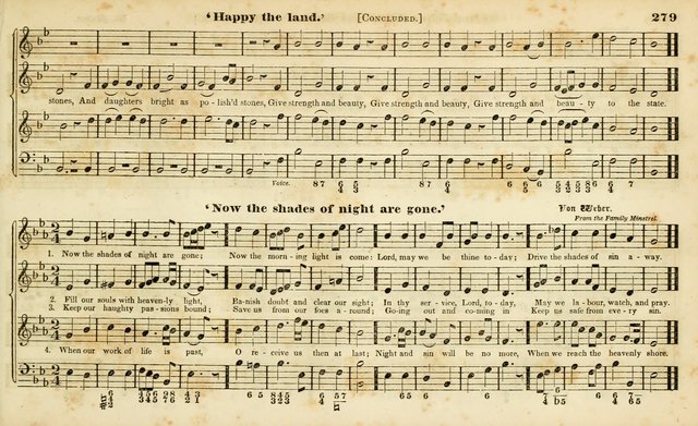 Evangelical Musick: or, The Sacred Minstrel and Sacred Harp United: consisting of a great variety of psalm and hymn tunes, set pieces, anthems, etc. (10th ed) page 279
