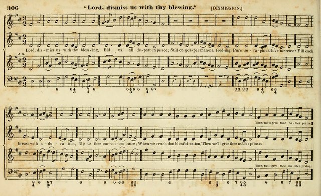 Evangelical Musick: or, The Sacred Minstrel and Sacred Harp United: consisting of a great variety of psalm and hymn tunes, set pieces, anthems, etc. (10th ed) page 306