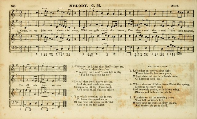 Evangelical Musick: or, The Sacred Minstrel and Sacred Harp United: consisting of a great variety of psalm and hymn tunes, set pieces, anthems, etc. (10th ed) page 80