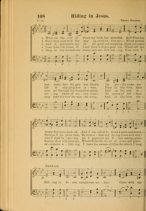 Echoes of Paradise: a choice collection of Christian hymns suitable for Sabbath schools and all other departments of religious work page 106
