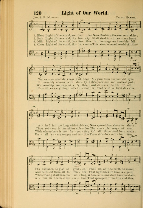 Echoes of Paradise: a choice collection of Christian hymns suitable for Sabbath schools and all other departments of religious work page 118