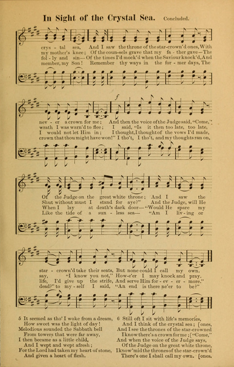 Echoes of Paradise: a choice collection of Christian hymns suitable for Sabbath schools and all other departments of religious work page 17