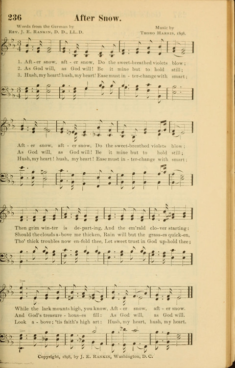 Echoes of Paradise: a choice collection of Christian hymns suitable for Sabbath schools and all other departments of religious work page 235