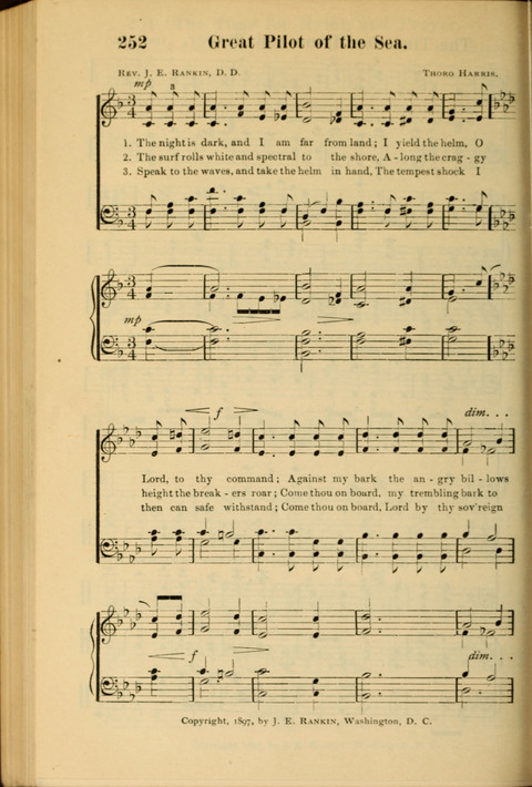 Echoes of Paradise: a choice collection of Christian hymns suitable for Sabbath schools and all other departments of religious work page 252