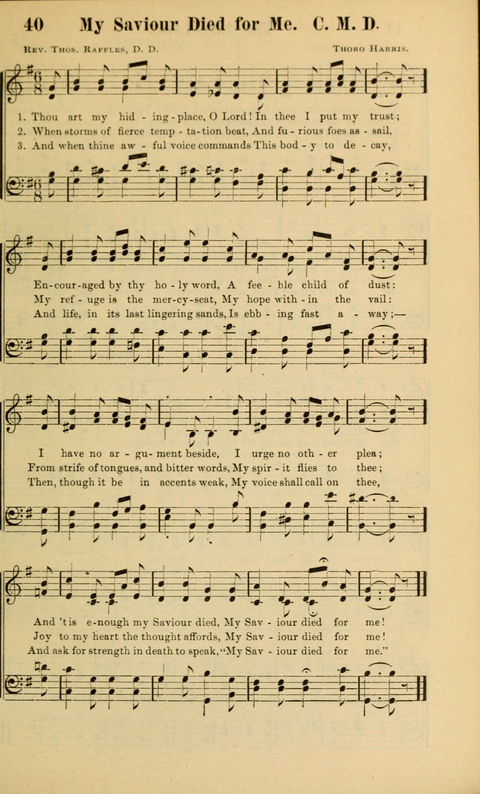 Echoes of Paradise: a choice collection of Christian hymns suitable for Sabbath schools and all other departments of religious work page 39
