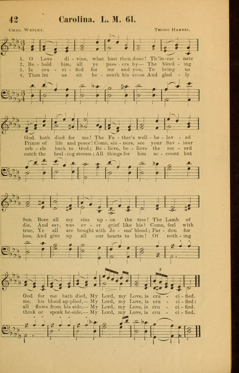 Echoes of Paradise: a choice collection of Christian hymns suitable for Sabbath schools and all other departments of religious work page 41