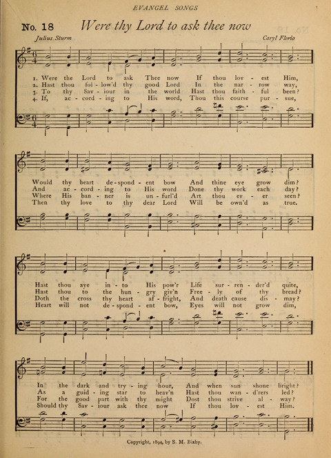 Evangel Songs: words and music, suitable for all services of sacred song page 13