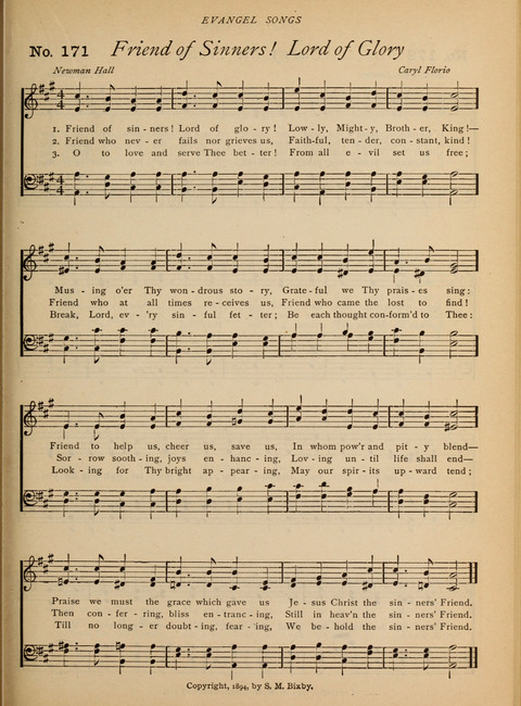 Evangel Songs: words and music, suitable for all services of sacred song page 141