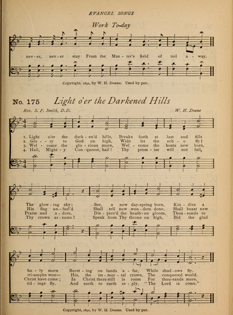 Evangel Songs: words and music, suitable for all services of sacred song page 145