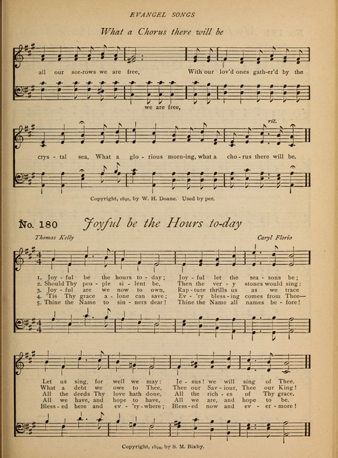 Evangel Songs: words and music, suitable for all services of sacred song page 149