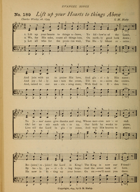 Evangel Songs: words and music, suitable for all services of sacred song page 156