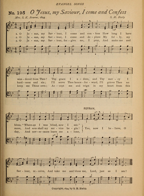 Evangel Songs: words and music, suitable for all services of sacred song page 161