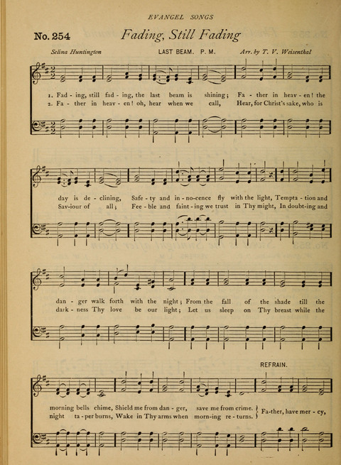 Evangel Songs: words and music, suitable for all services of sacred song page 204