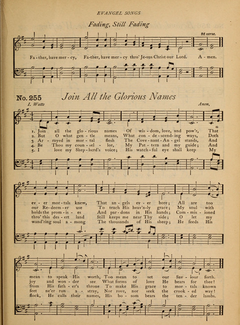 Evangel Songs: words and music, suitable for all services of sacred song page 205
