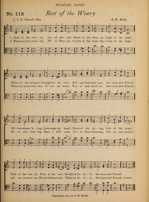 Evangel Songs: words and music, suitable for all services of sacred song page 93