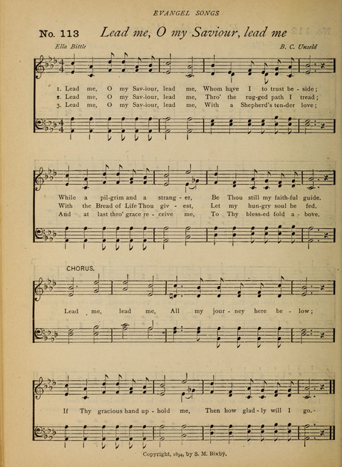 Evangel Songs: words and music, suitable for all services of sacred song page 94