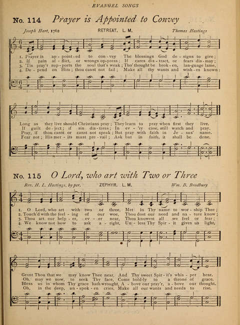 Evangel Songs: words and music, suitable for all services of sacred song page 95