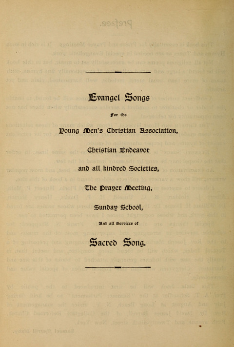 Evangel Songs: words and music, suitable for all services of sacred song page ix