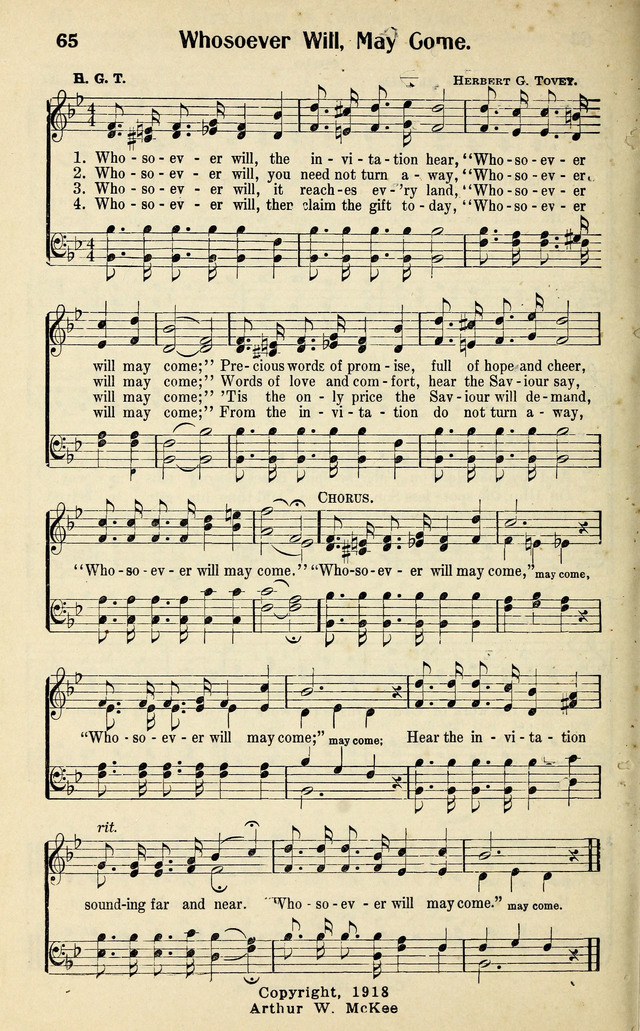 Evangelistic Songs page 64