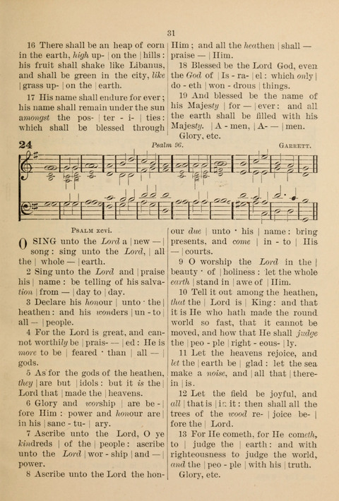 An Evening Service Book: for evensong, missions, Sunday schools, family prayer, etc. page 31