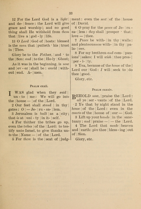 An Evening Service Book: for evensong, missions, Sunday schools, family prayer, etc. page 33