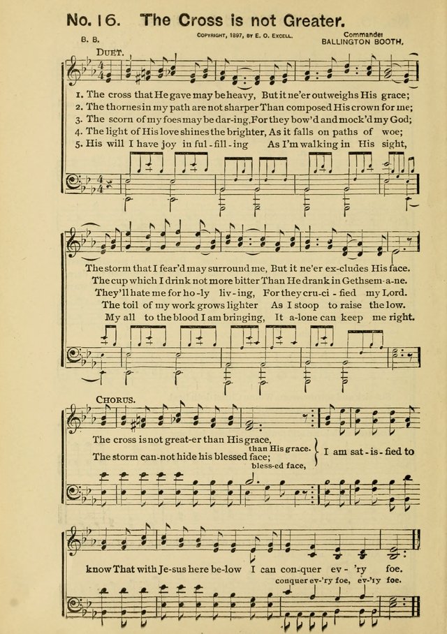 Excellent Songs: for the Church and Sunday School page 16