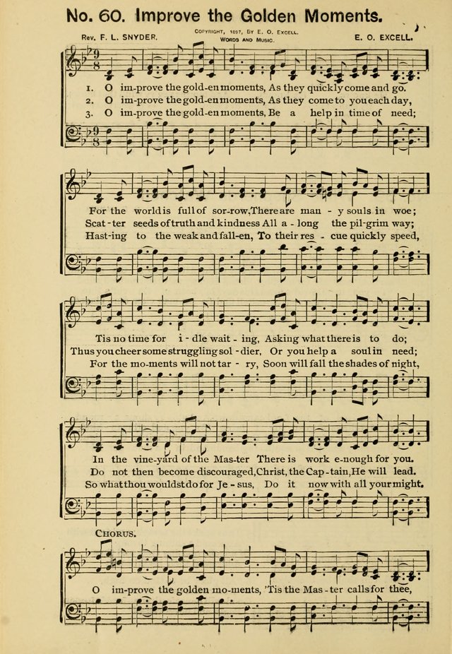 Excellent Songs: for the Church and Sunday School page 60
