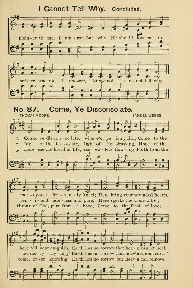Excellent Songs: for the Church and Sunday School page 87