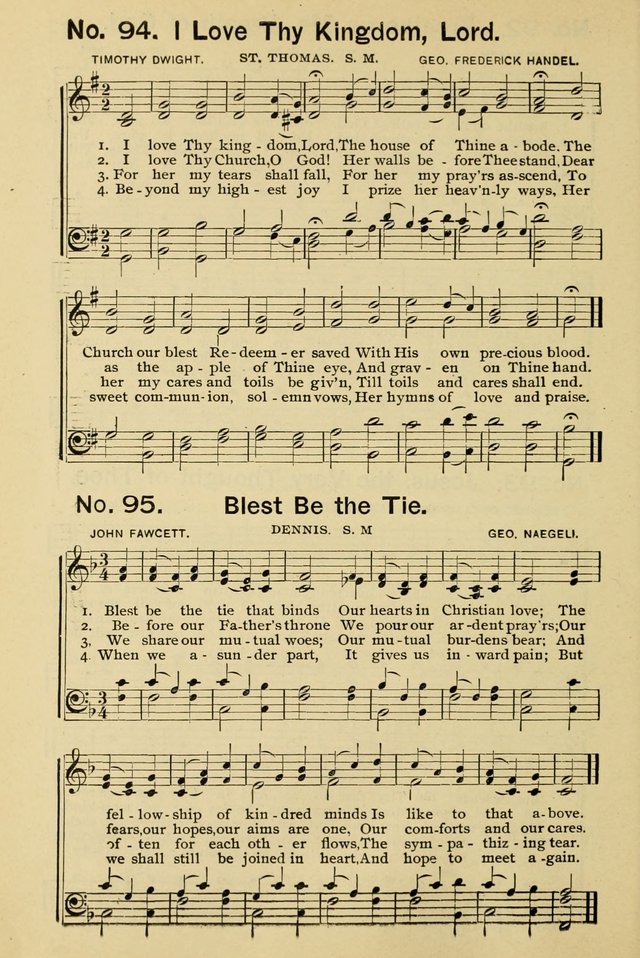 Excellent Songs: for the Church and Sunday School page 92