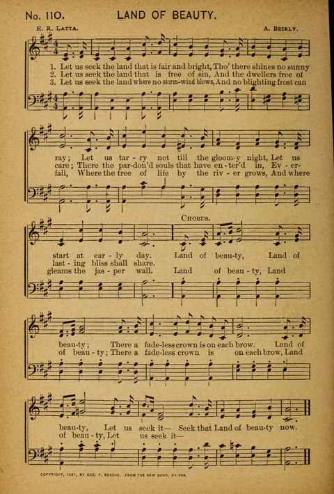 Epworth Songs: For use in the Epworth League, the Junior League, the Sunday-school, and in social services page 104