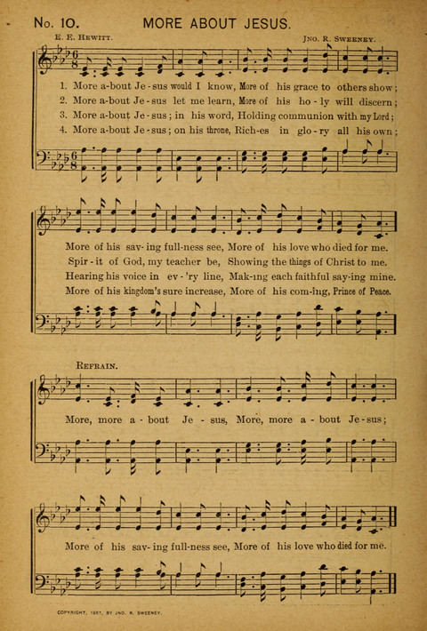 Epworth Songs: For use in the Epworth League, the Junior League, the Sunday-school, and in social services page 12