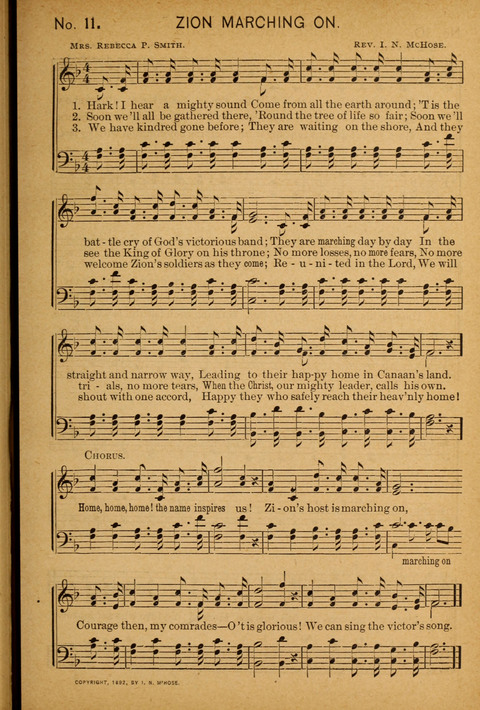 Epworth Songs: For use in the Epworth League, the Junior League, the Sunday-school, and in social services page 13