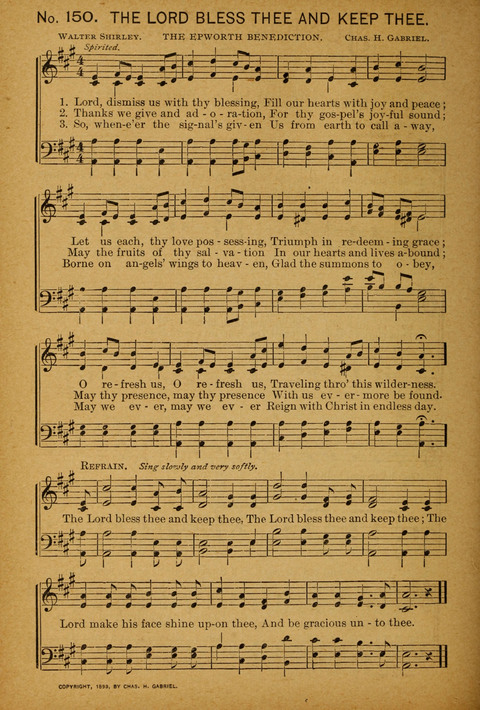 Epworth Songs: For use in the Epworth League, the Junior League, the Sunday-school, and in social services page 134