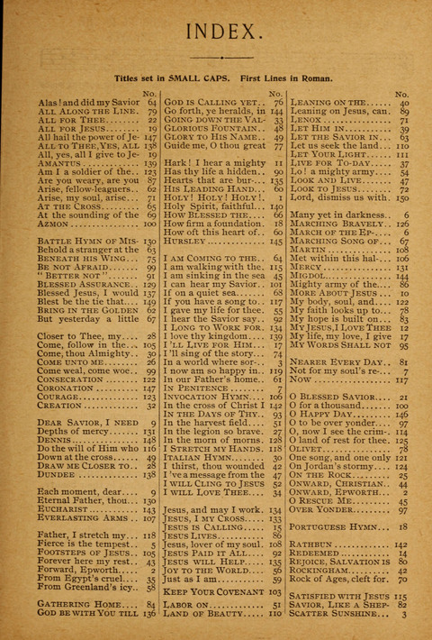 Epworth Songs: For use in the Epworth League, the Junior League, the Sunday-school, and in social services page 151
