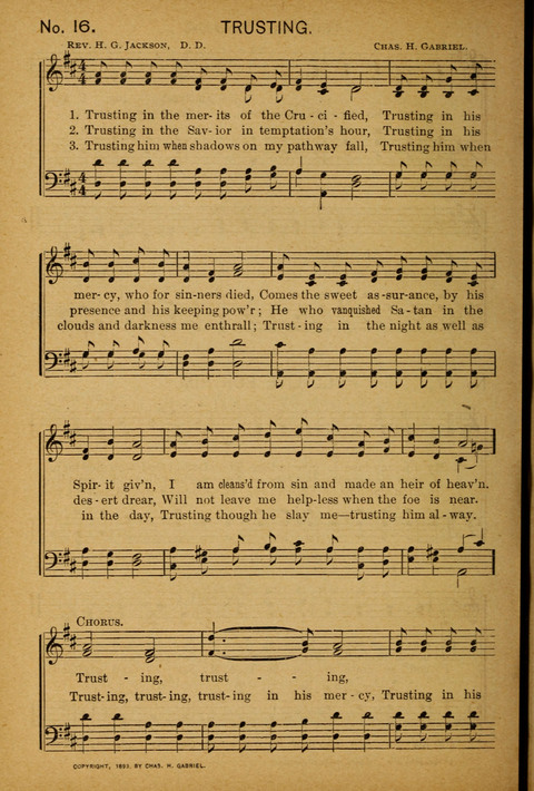 Epworth Songs: For use in the Epworth League, the Junior League, the Sunday-school, and in social services page 18