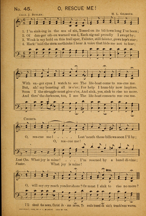 Epworth Songs: For use in the Epworth League, the Junior League, the Sunday-school, and in social services page 47